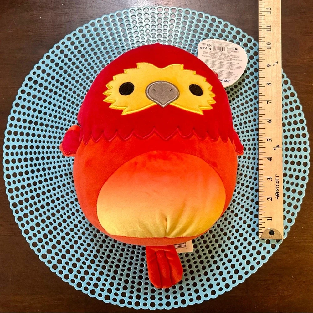Squishmallows 8” Inch Fawkes The Phoenix Harry Potter Red Bird, w/ Tags